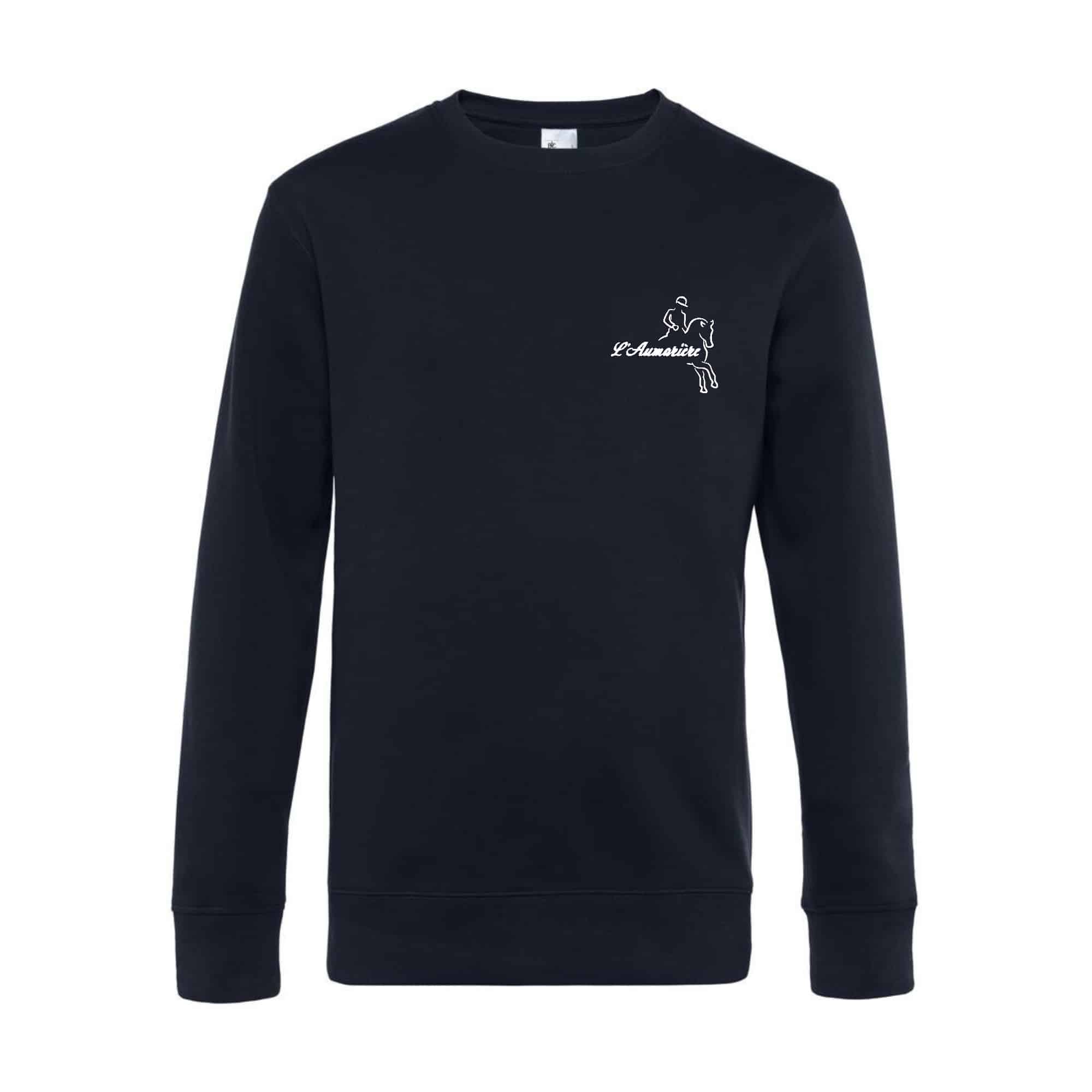 SWEAT COL ROND (femme) - L' AUMARIERE - Navy - BCW01Q