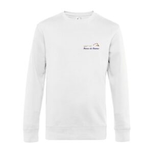 SWEAT COL ROND (enfant) - Haras de Bannes - Blanc - ID332K