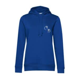 SWEAT A CAPUCHE (femme) – Centre Equestre Carpe Diem - Bleu roi - BCW34B