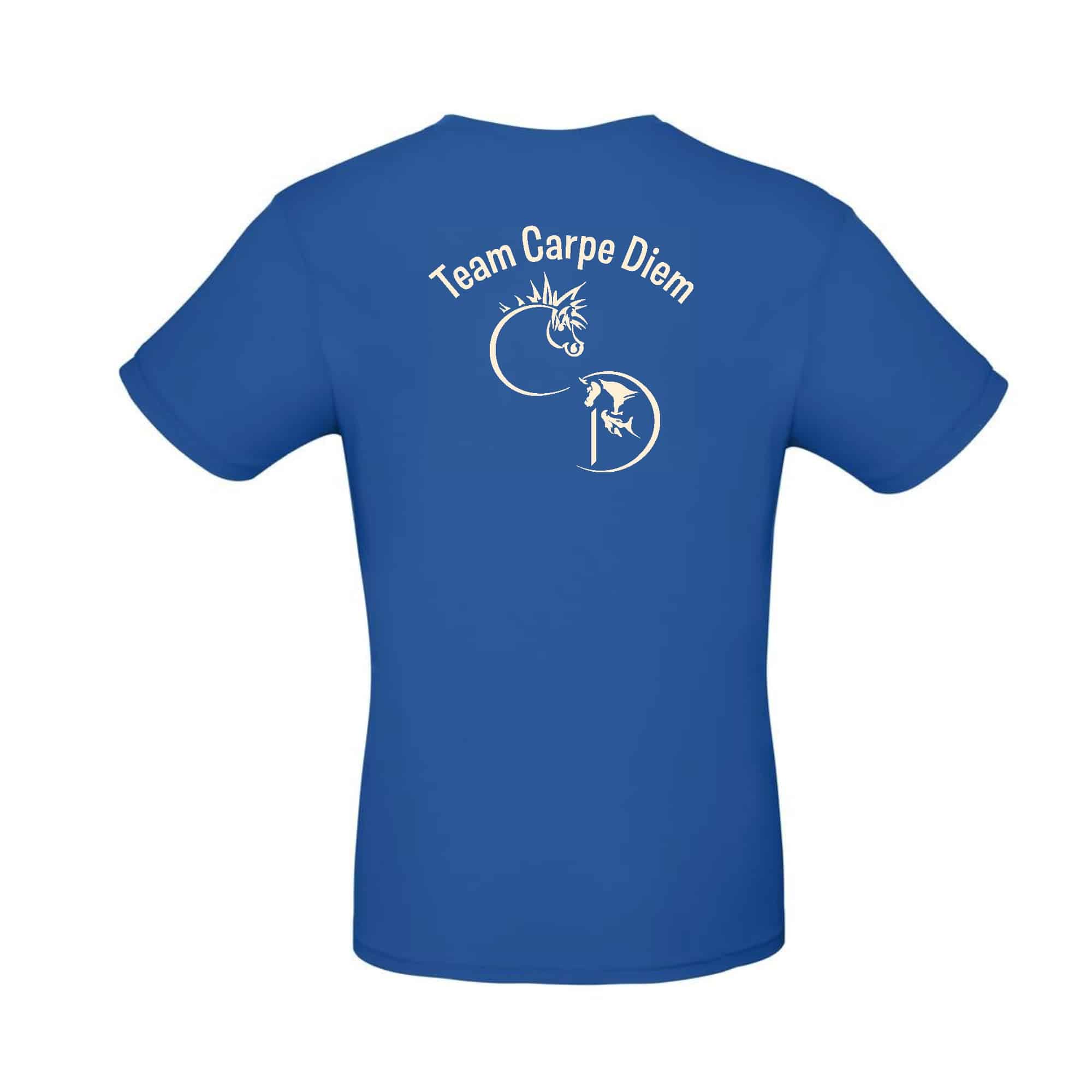 T-SHIRT (enfant) - Centre Equestre Carpe Diem - Bleu roi - BC03TK – Image 3