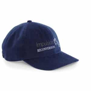 Casquette en velours héritage - IMPULSION RECONVERSION - Navy - BF682