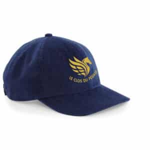 Casquette en velours héritage - Le Clos du Pégase - Navy - BF682