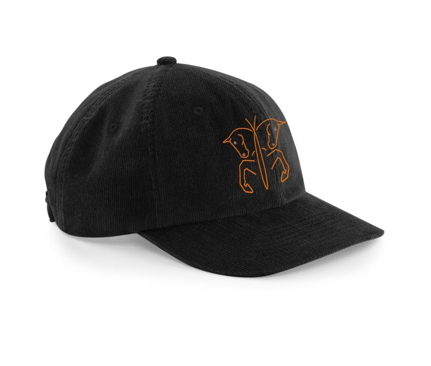 Casquette en velours héritage - Centre Equestre Des papillons - Noir - BF682