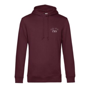SWEAT A CAPUCHE (homme) - ECURIE CRD - Bordeaux - BCU33B