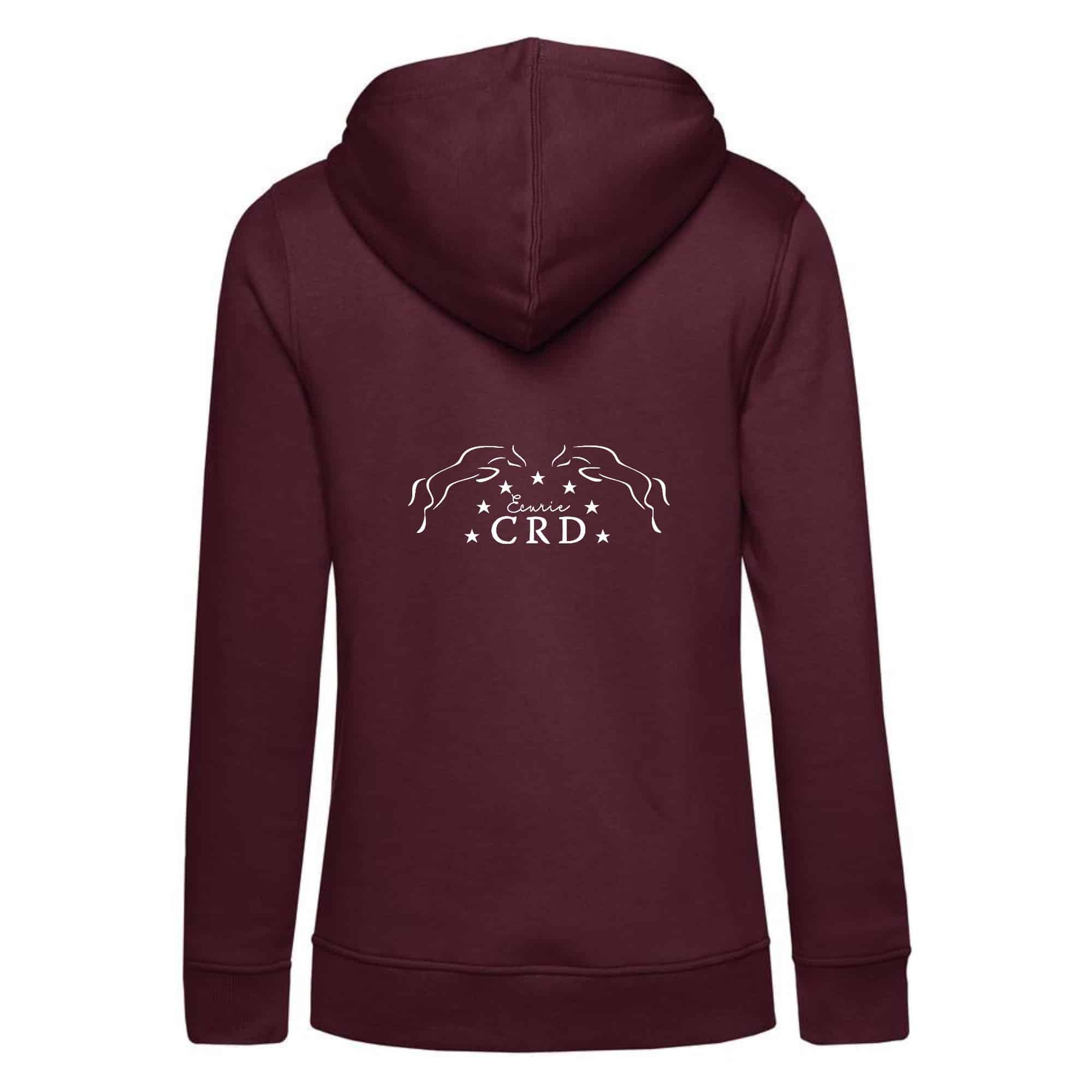 SWEAT A CAPUCHE (femme) – ECURIE CRD - Bordeaux - BCW34B – Image 3