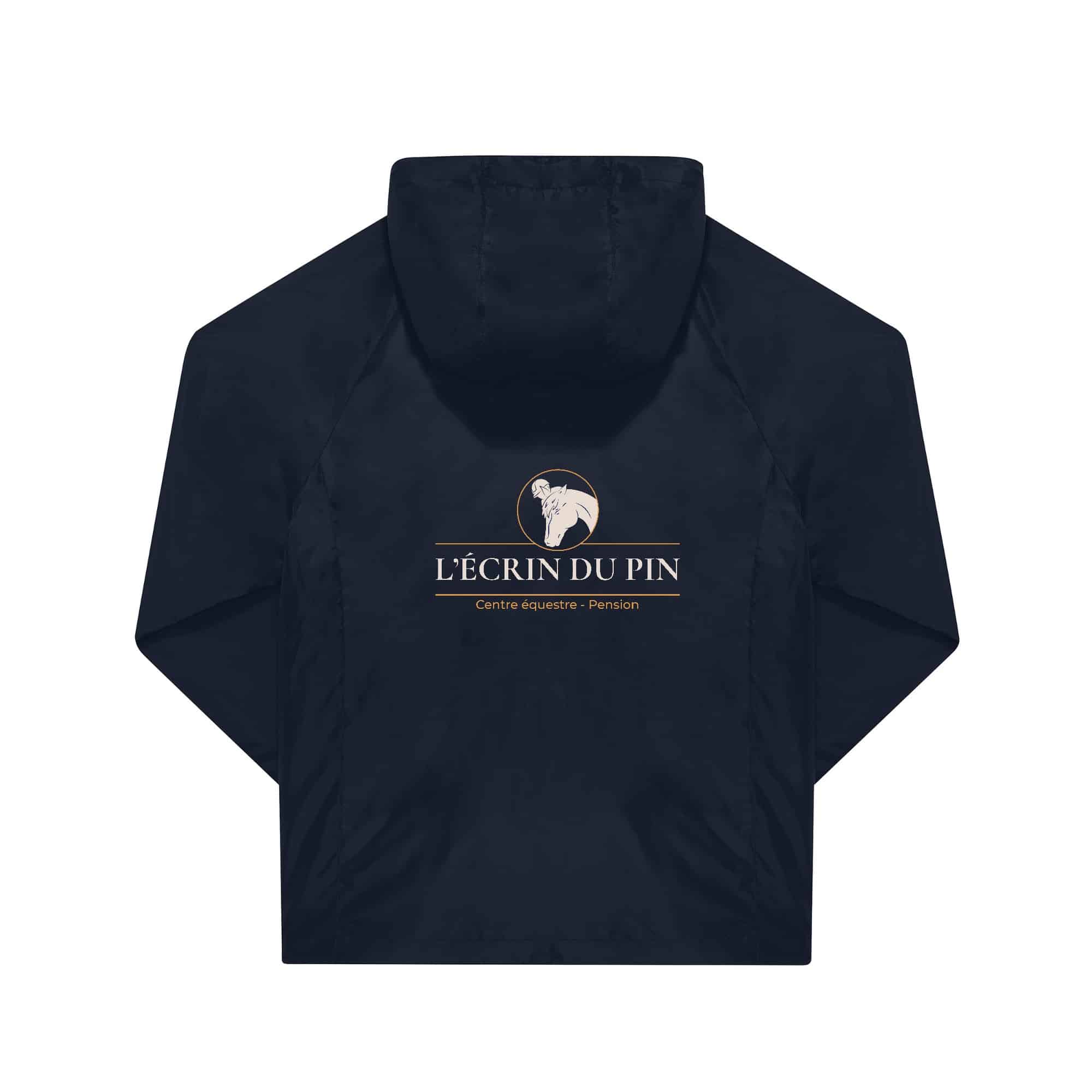 COUPE-VENT (unisexe) - L'Ecrin du Pin - Navy - BC630 – Image 3