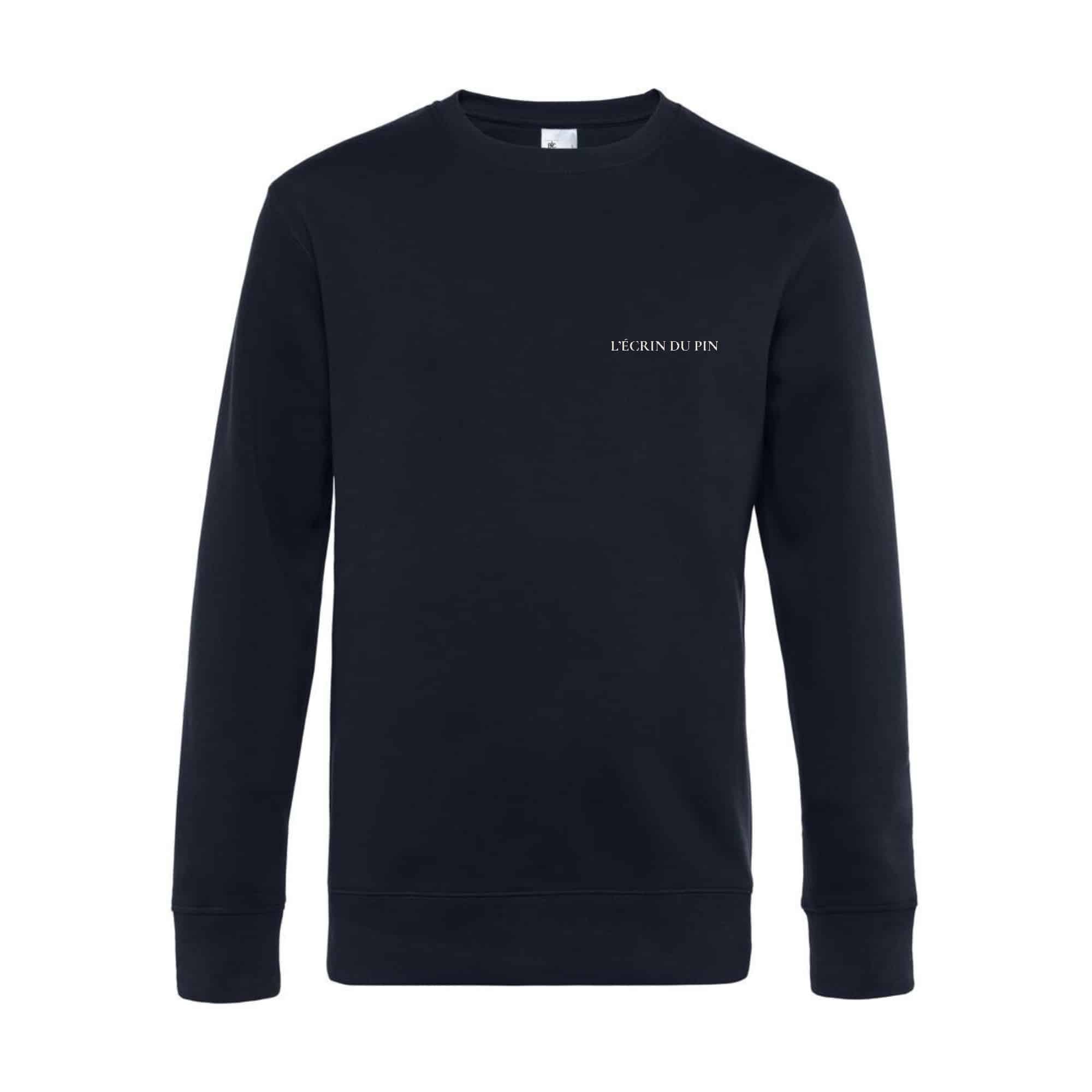 SWEAT COL ROND (enfant) - L'Ecrin du Pin - Navy - ID332K