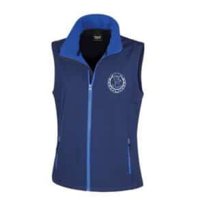 SOFTSHELL SANS MANCHE (femme) – les crins du sourire - Bleu roi  - R232F