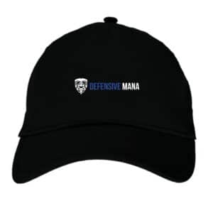 CASQUETTE - Defensive Mana - Noir - BF015