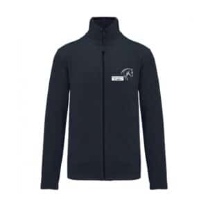 Veste micropolaire zippée (enfant) – SCEA Centre Equestre de l’Alliance – Navy – K920