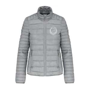 DOUDOUNE AVEC MANCHES (femme) - les crins du sourire - Gris chiné - K6121