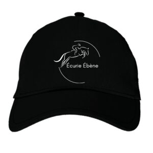 CASQUETTE - Écurie Ébène - Noir - BF015