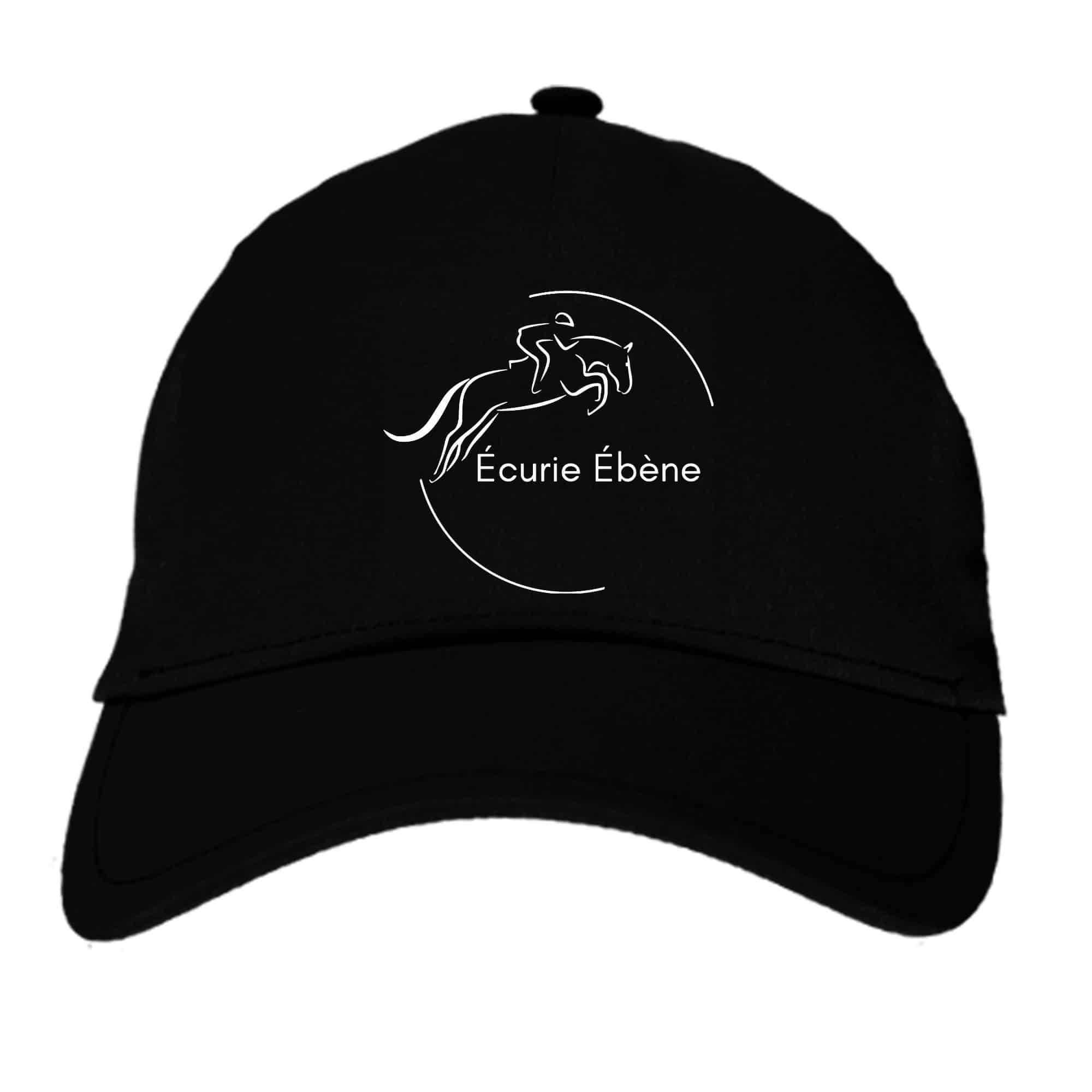 CASQUETTE - Écurie Ébène - Noir - BF015