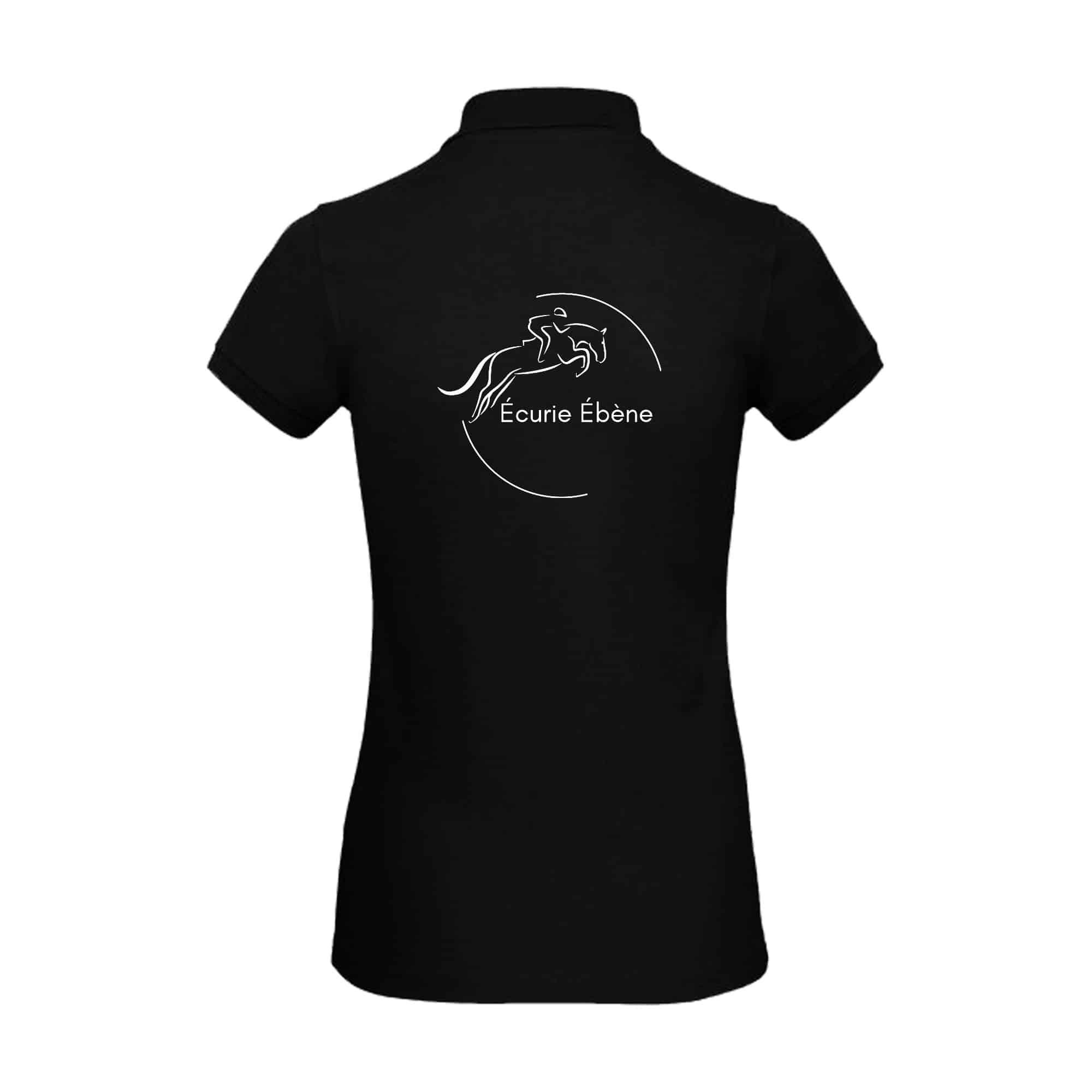 POLO (femme) - Écurie Ébène - Noir - BCI1F – Image 3