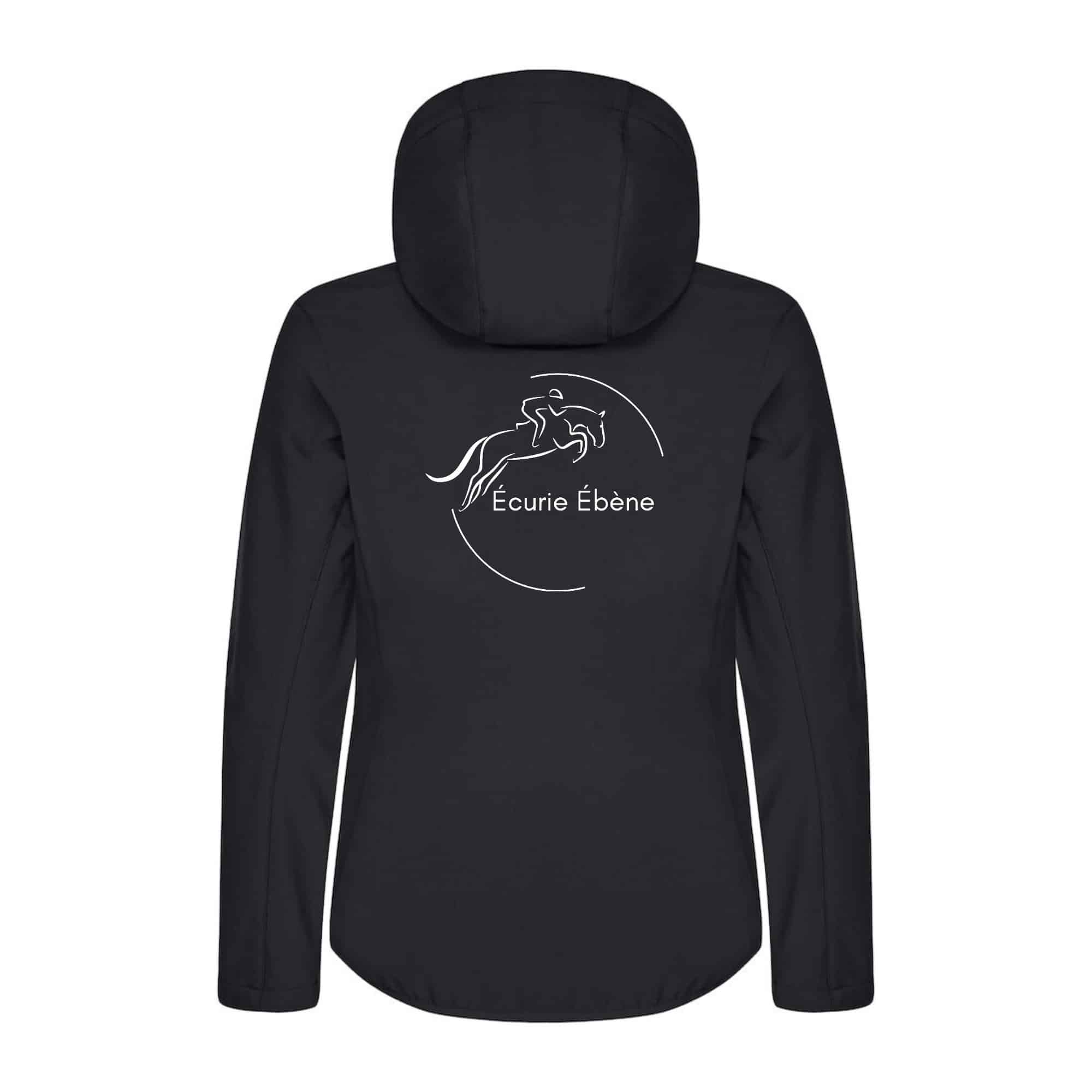 SOFTSHELL "Classic" (femme) - Écurie Ébène - Noir - 0200917 – Image 3