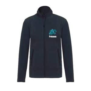 Veste micropolaire zippée (enfant) – Les écuries d’émeraude - Navy – K920