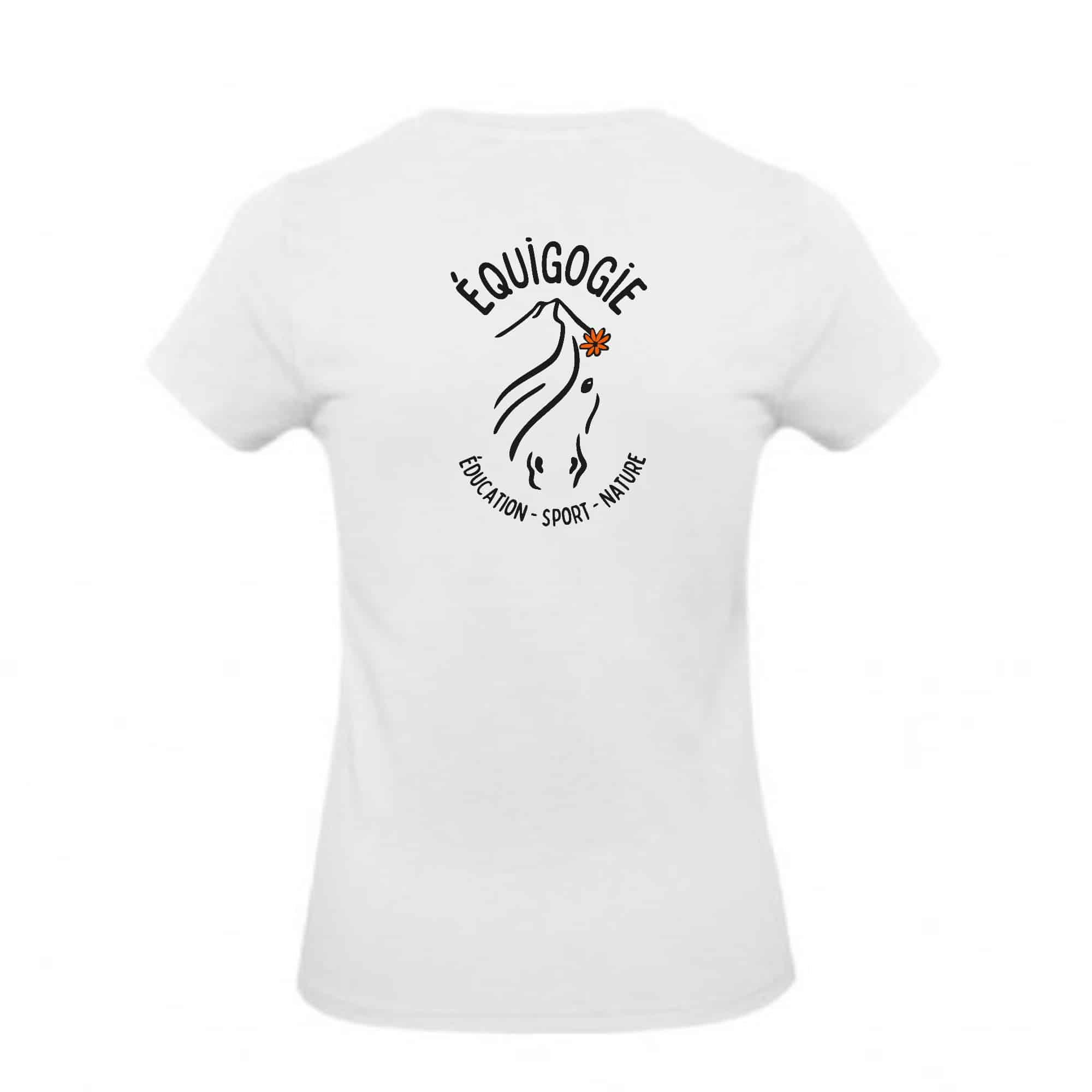 T-Shirt Bio Premium (femme) - Equigogie - Les écuries de Pépanie - BC049 – Image 2
