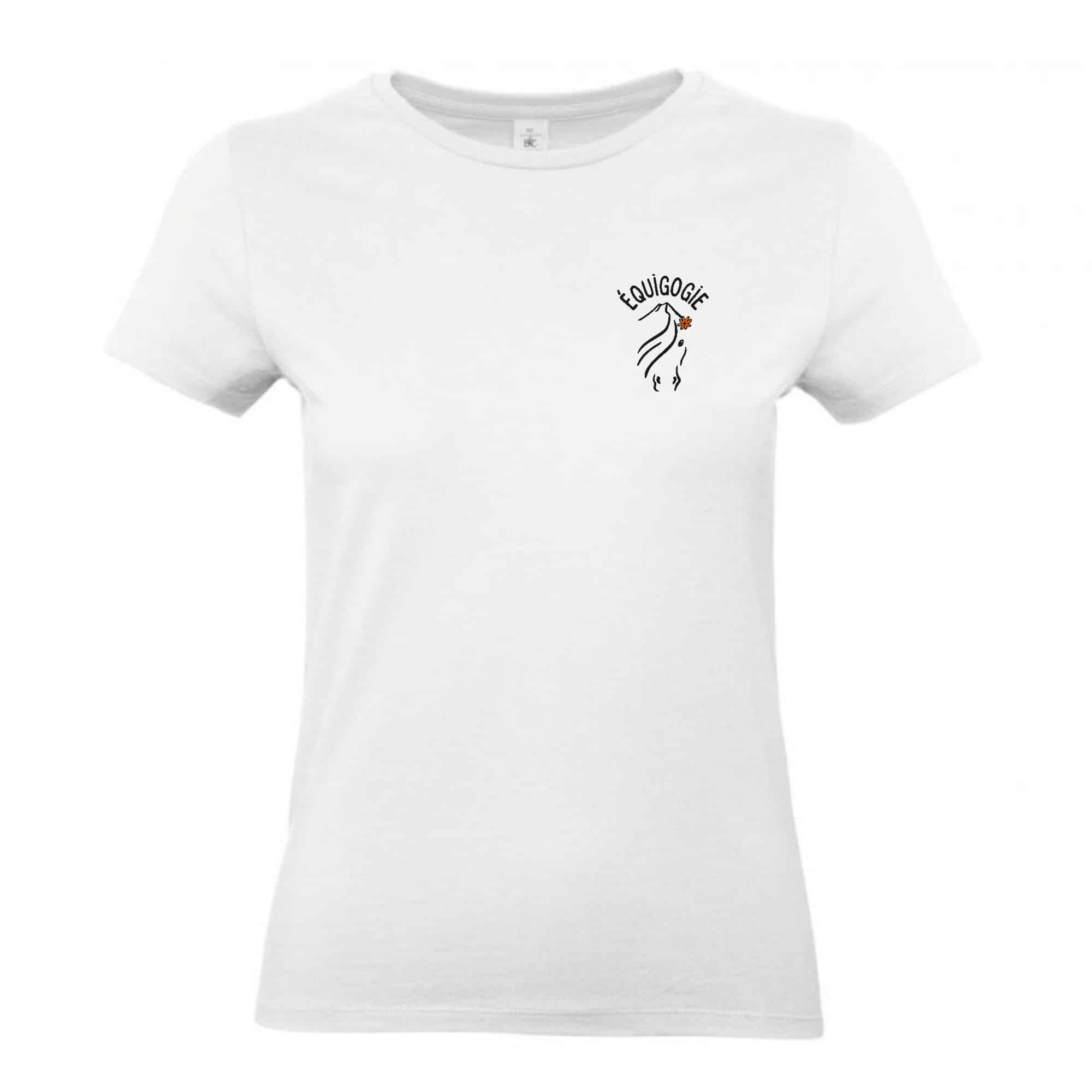 T-Shirt Bio Premium (femme) - Equigogie - Les écuries de Pépanie - BC049