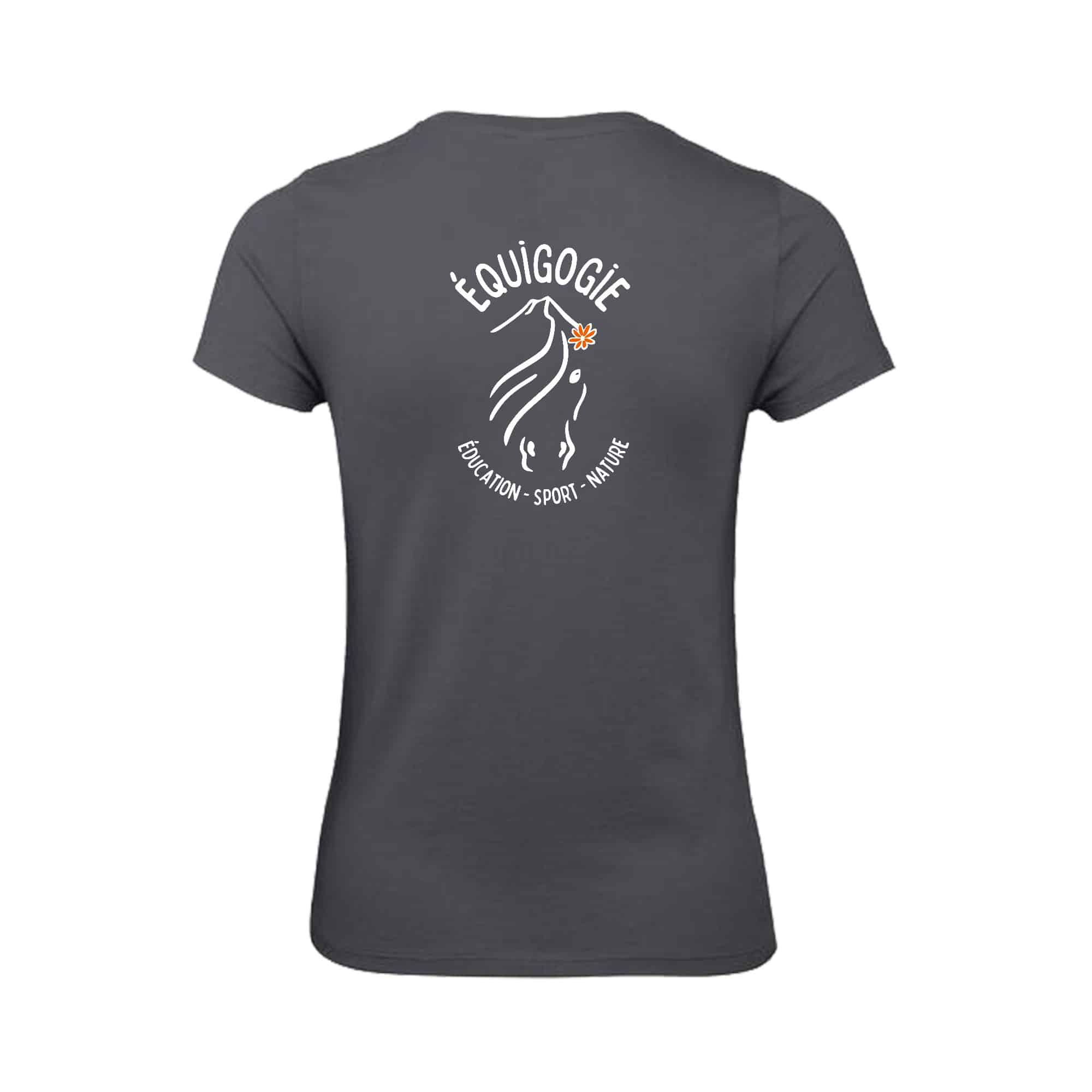 T-Shirt Bio Premium (femme) - Equigogie - Les écuries de Pépanie - BC049 – Image 3