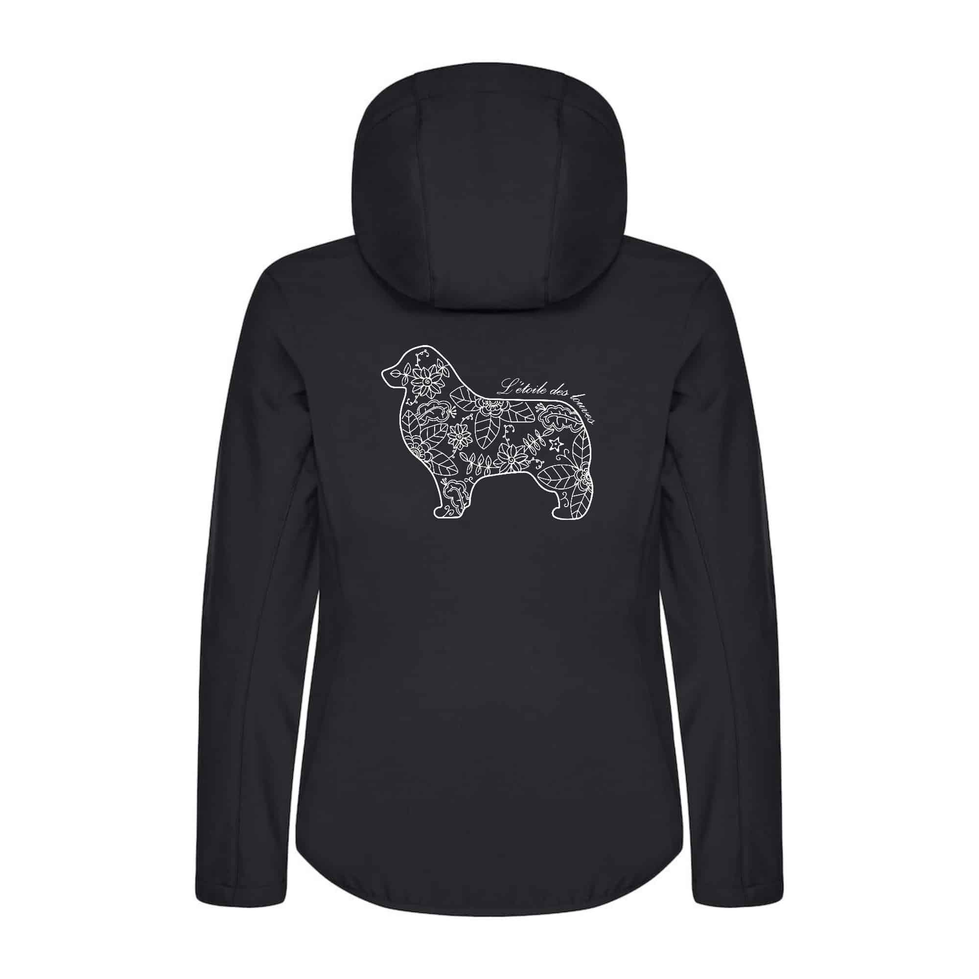 SOFTSHELL "Classic" (femme) - Etoiles des louves - Noir - 0200917 – Image 3