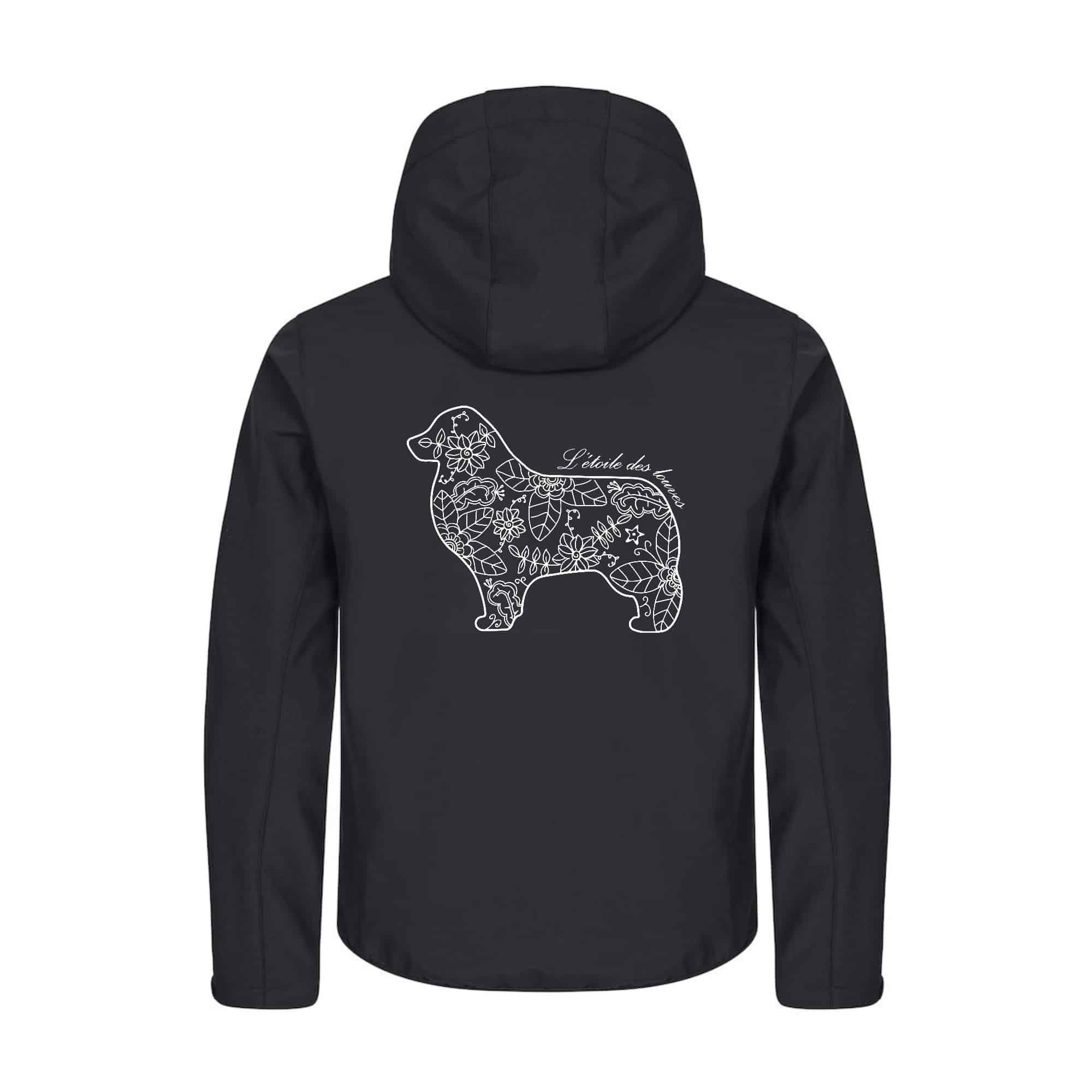 SOFTSHELL "Classic" (homme) - Etoiles des louves - Noir - 0200912 – Image 3