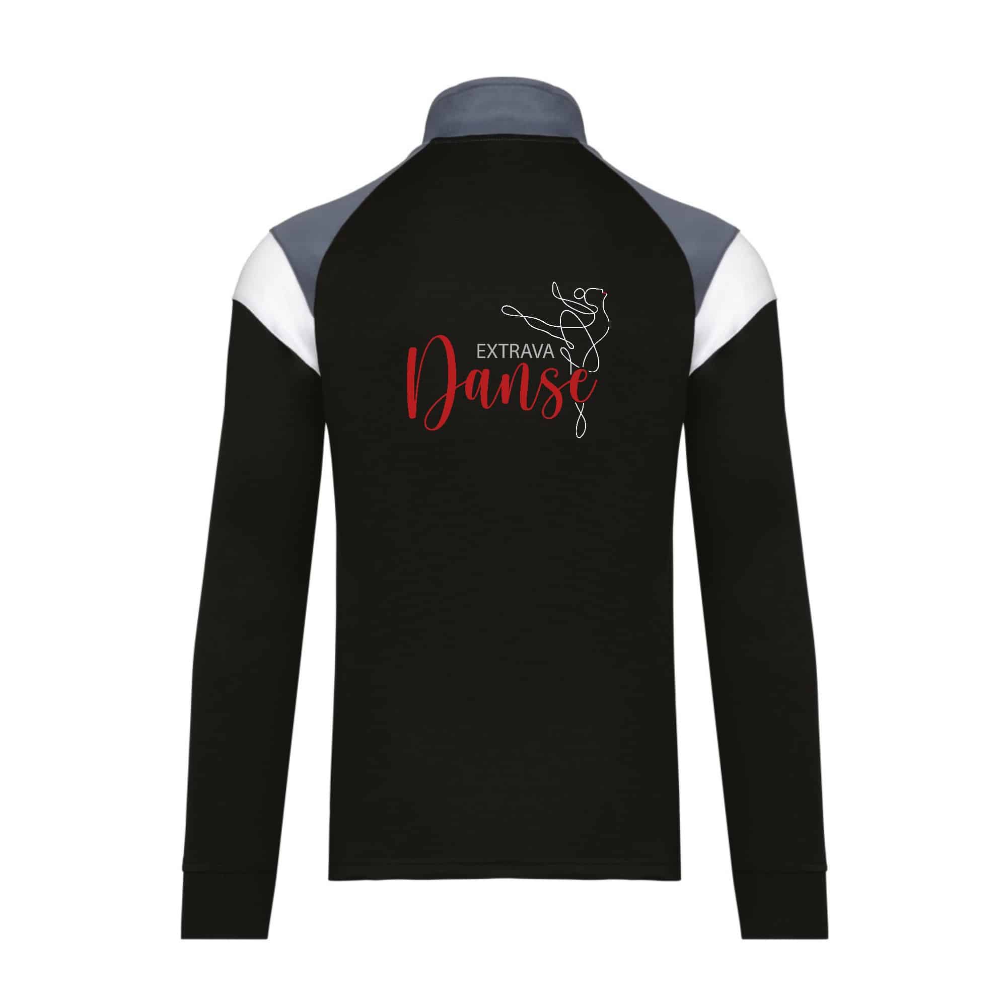 Veste de survêtement zippée (enfant) - Extrava’danse - Noir - PA391 – Image 2