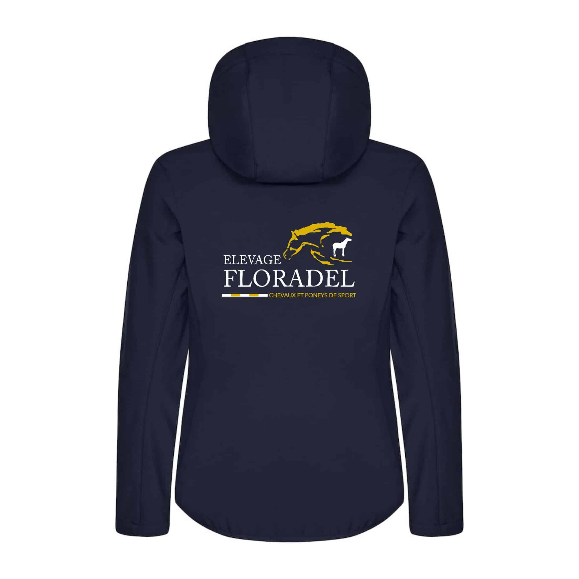 SOFTSHELL "Classic" (femme) - Elevage floradel - Navy - 0200917 – Image 3