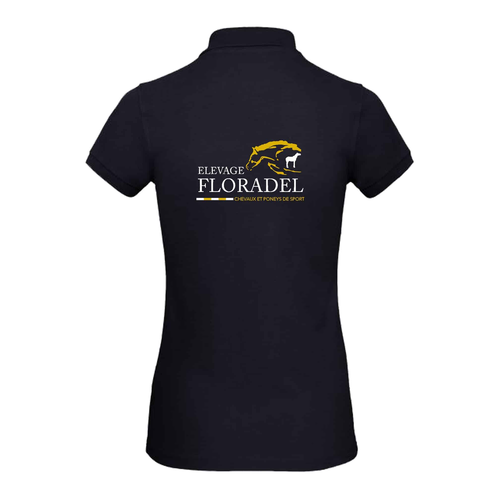 Polo premium (femme) - Elevage floradel - Navy - BCW463 – Image 2