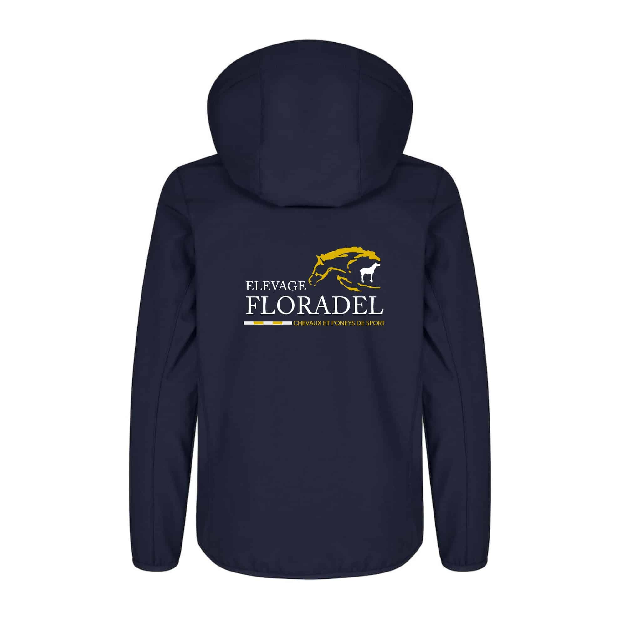 SOFTSHELL ''Classic'' (enfant) - Elevage floradel - Navy - 0200909 – Image 3