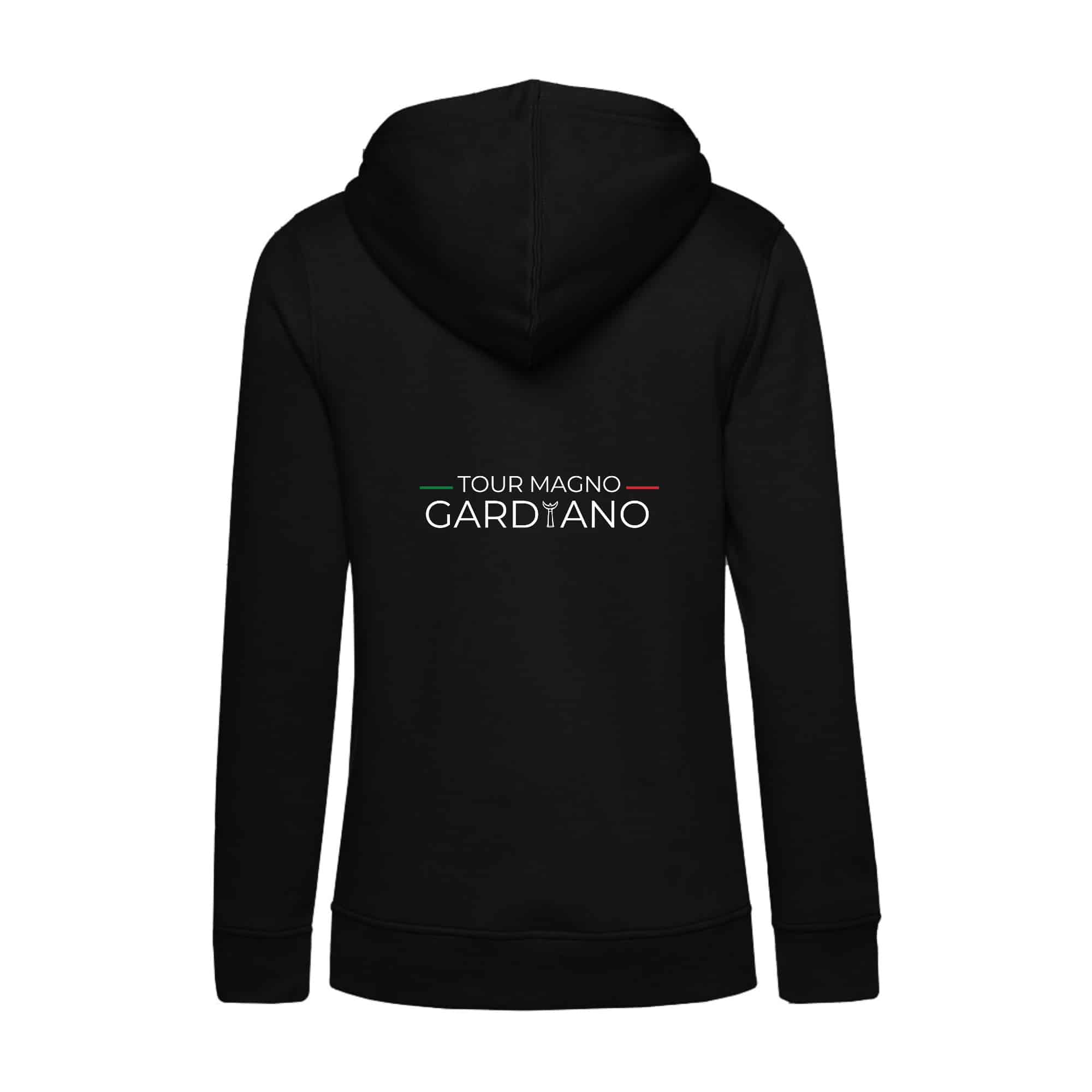 SWEAT A CAPUCHE (femme) – Tour Magno Gardiano - Noir - BCW34B – Image 3