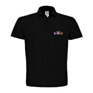 Polo premium (homme) - GNR team - Noir - BCU426