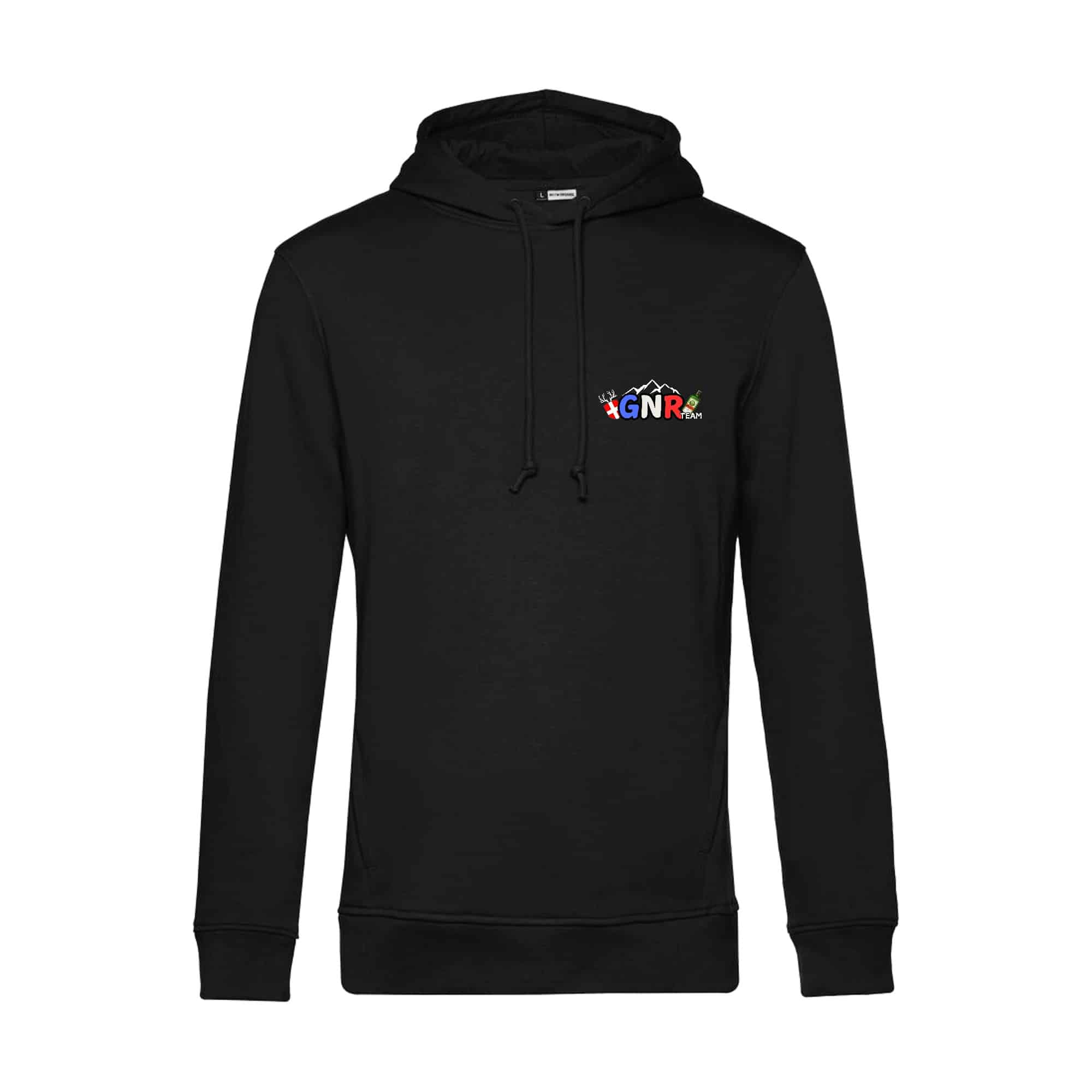 SWEAT A CAPUCHE (homme) - GNR team - Noir - BCU33B