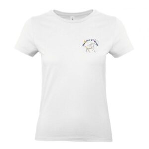 T-SHIRT (femme) - Les Crins d'Helaki - Blanc - BC04T