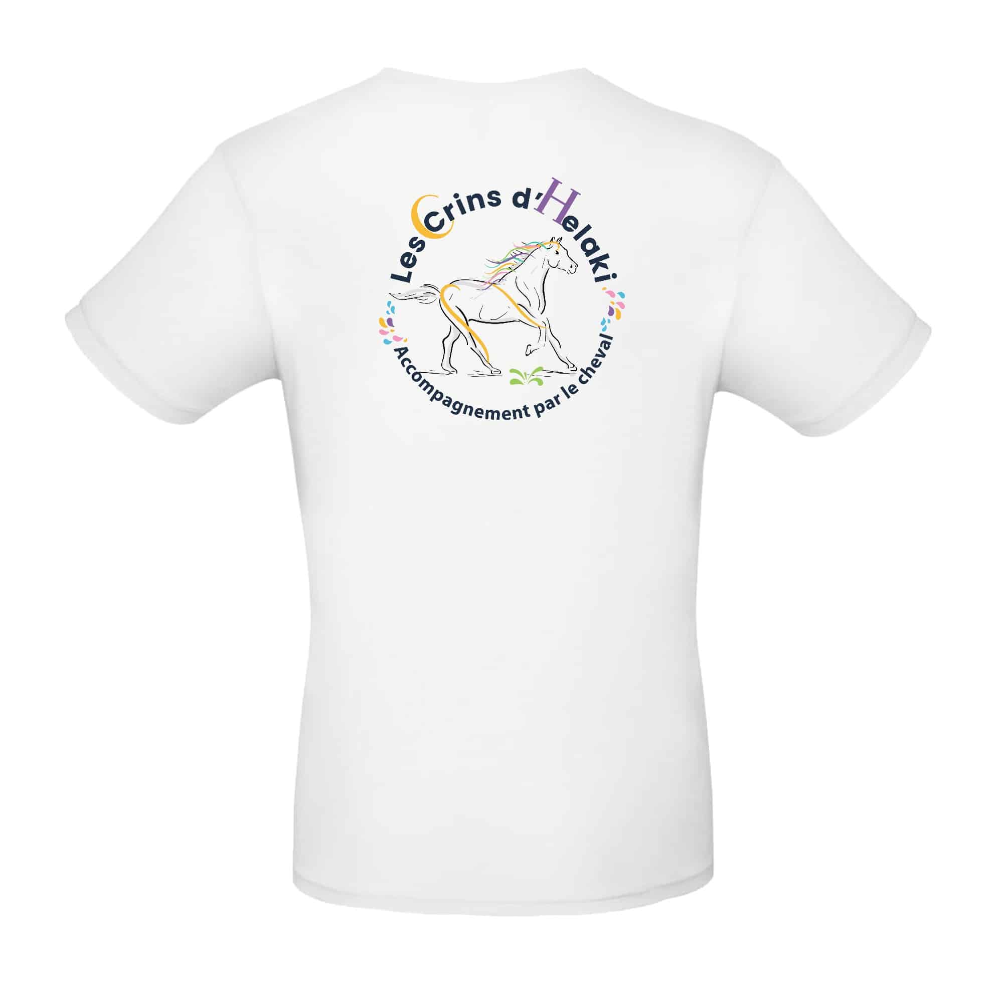 T-SHIRT (enfant) - Les Crins d'Helaki - Blanc - BC03TK – Image 3
