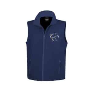 SOFTSHELL SANS MANCHE (homme) – Les Crins d'Helaki - Navy - RS232