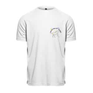 T-Shirt respirant (enfant) - Les Crins d'Helaki - Blanc - PK142