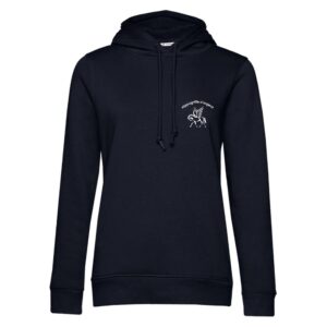 SWEAT A CAPUCHE (femme) – Hippogriffe d’argent - Navy - BCW34B