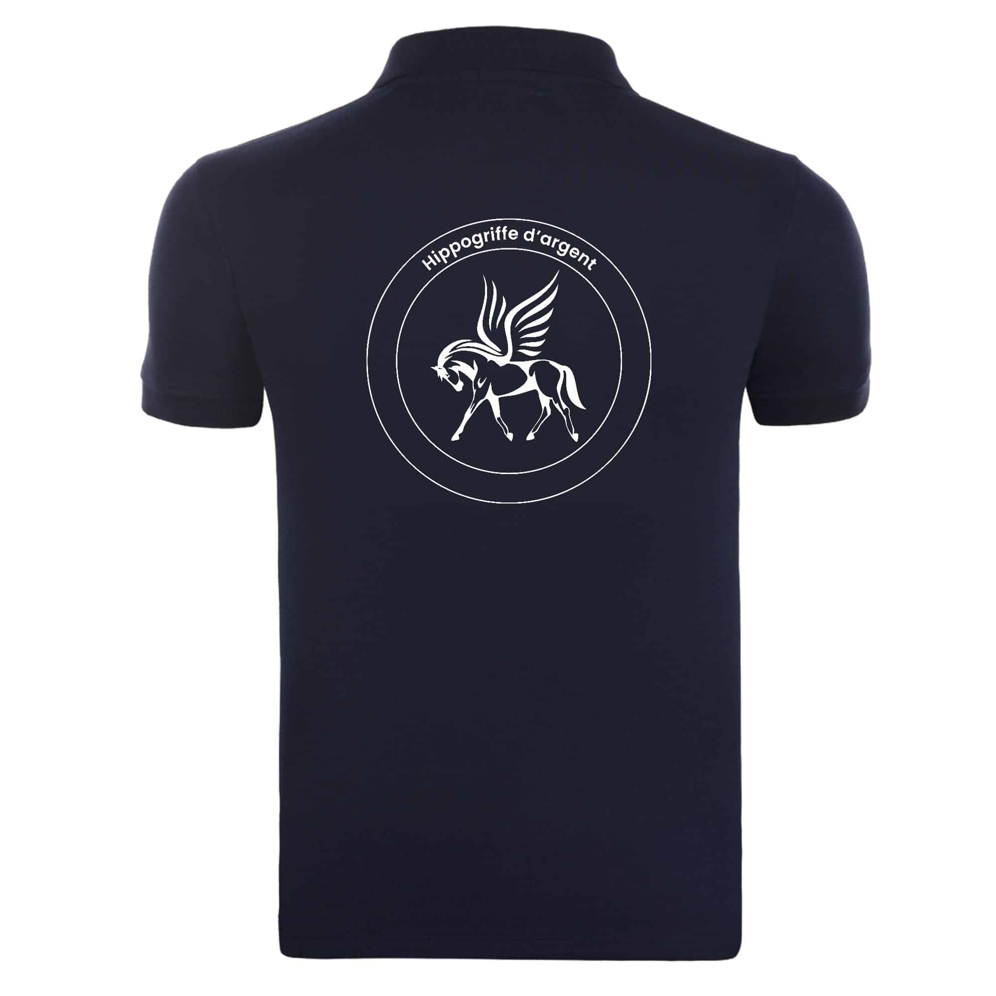 POLO (homme) - Hippogriffe d’argent - Navy - BCID1 – Image 3