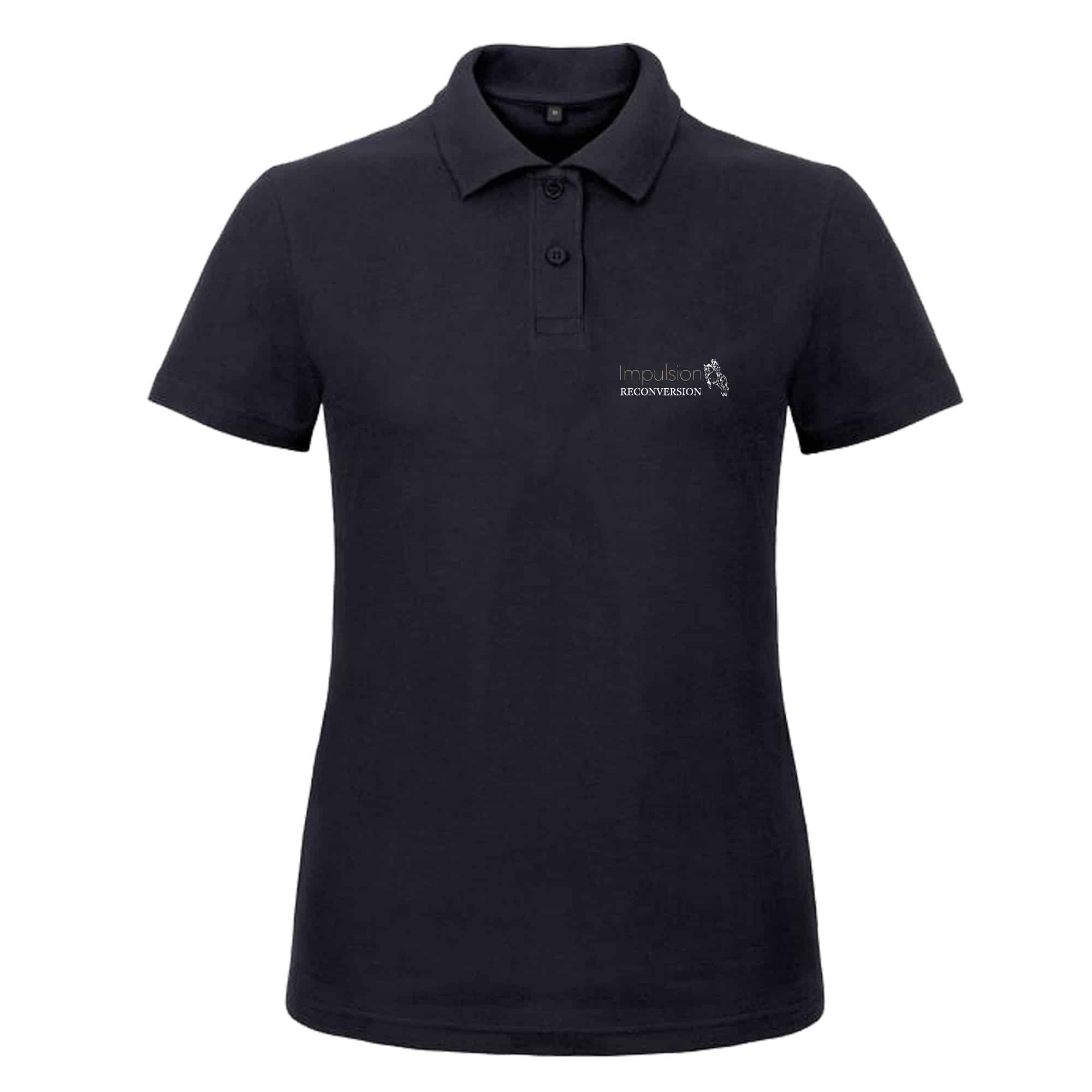 POLO (femme) - IMPULSION RECONVERSION - Navy - BCI1F