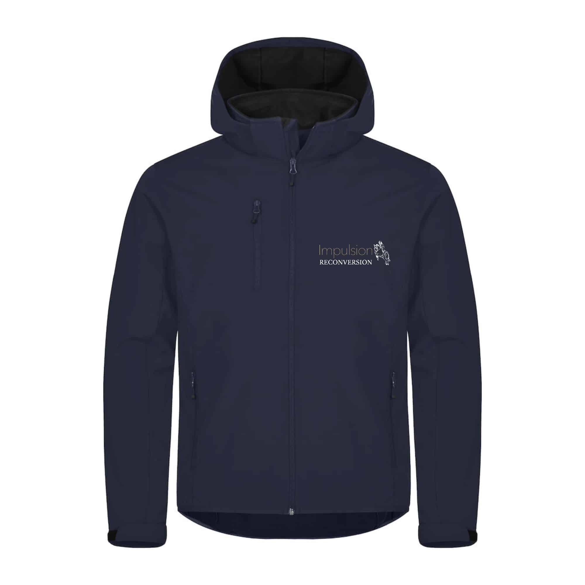 SOFTSHELL "Classic" (homme) - IMPULSION RECONVERSION - Navy - 0200912