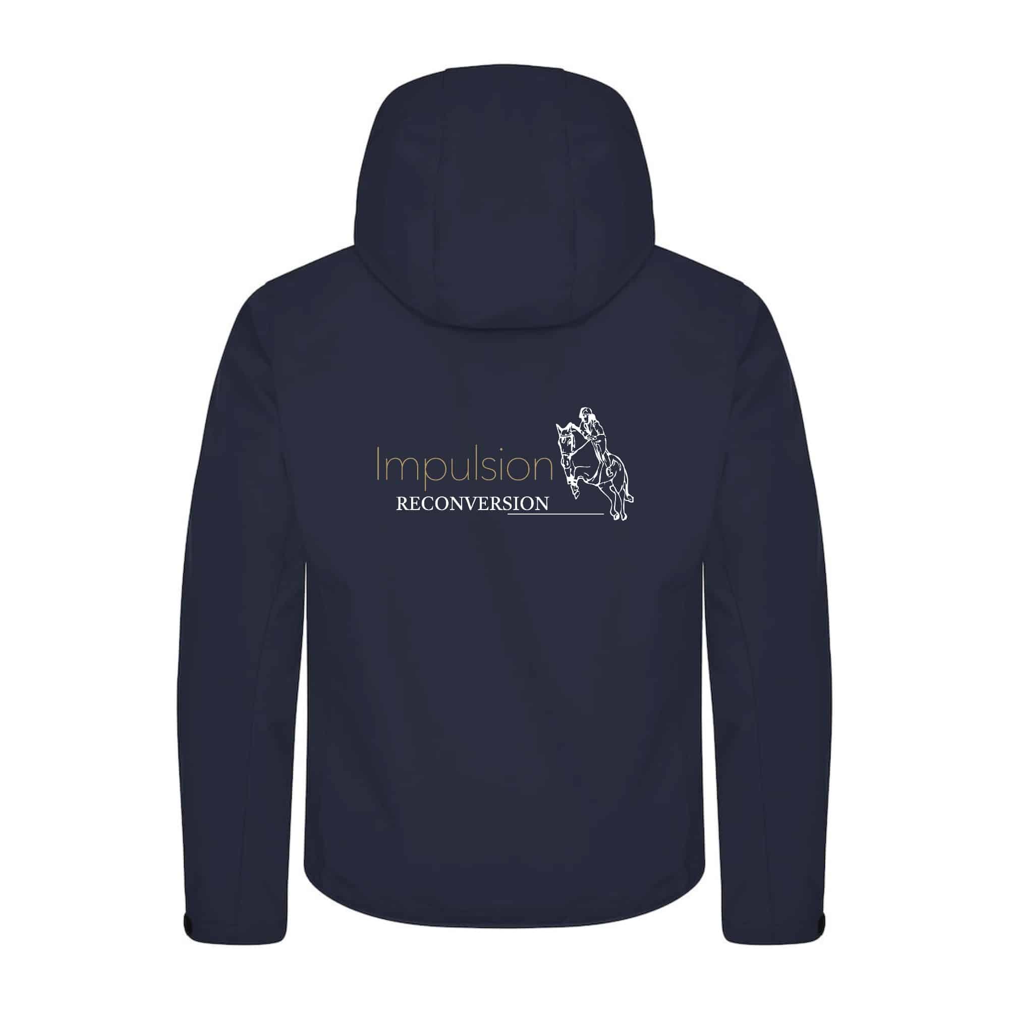 SOFTSHELL "Classic" (homme) - IMPULSION RECONVERSION - Navy - 0200912 – Image 3