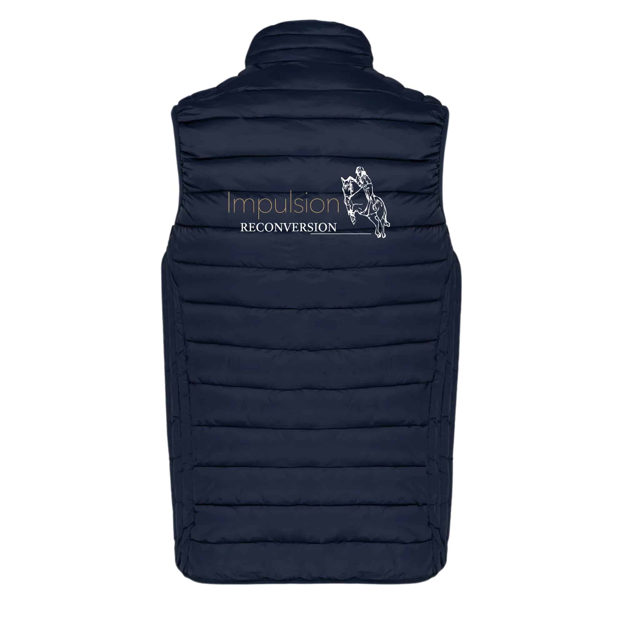 DOUDOUNE SANS MANCHES (femme) - IMPULSION RECONVERSION - Navy - K6114 – Image 3