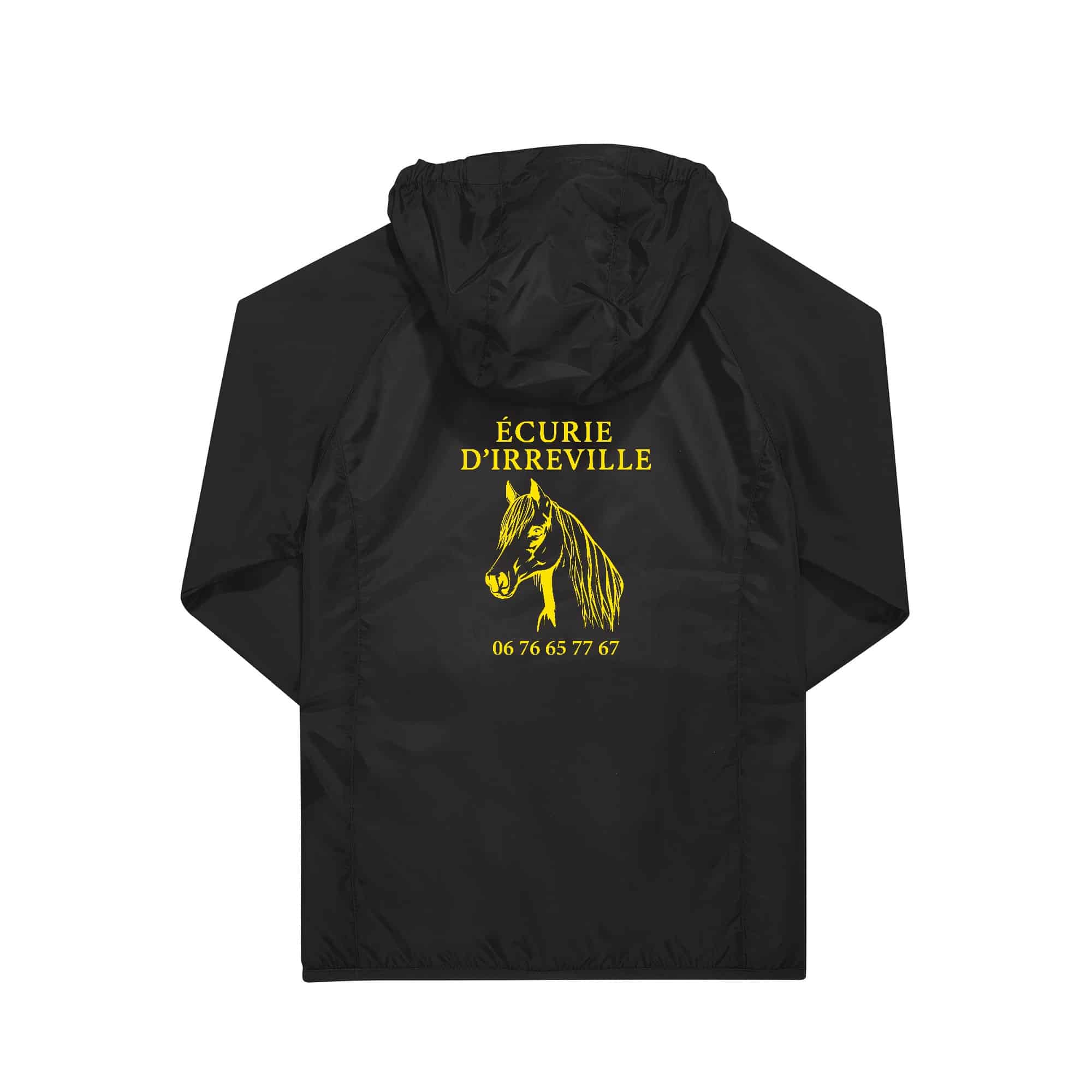 COUPE-VENT (enfant) - ecurie d'irreville - Noir - BC631 – Image 3