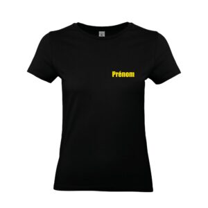 T-SHIRT (femme) - ecurie d'irreville - Noir - BC04T