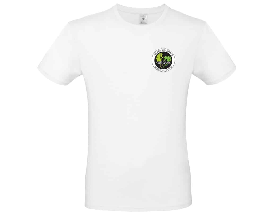 T-SHIRT (enfant) - Centre Equestre de Keravel - Blanc - BC03TK