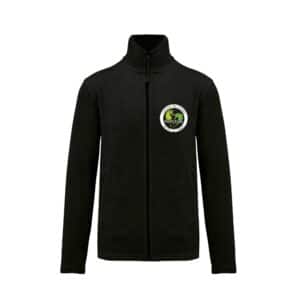 Veste micropolaire zippée (homme) – Centre Equestre de Keravel - Noir – K911