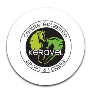 STICKER ROND - Centre Equestre de Keravel - STI001