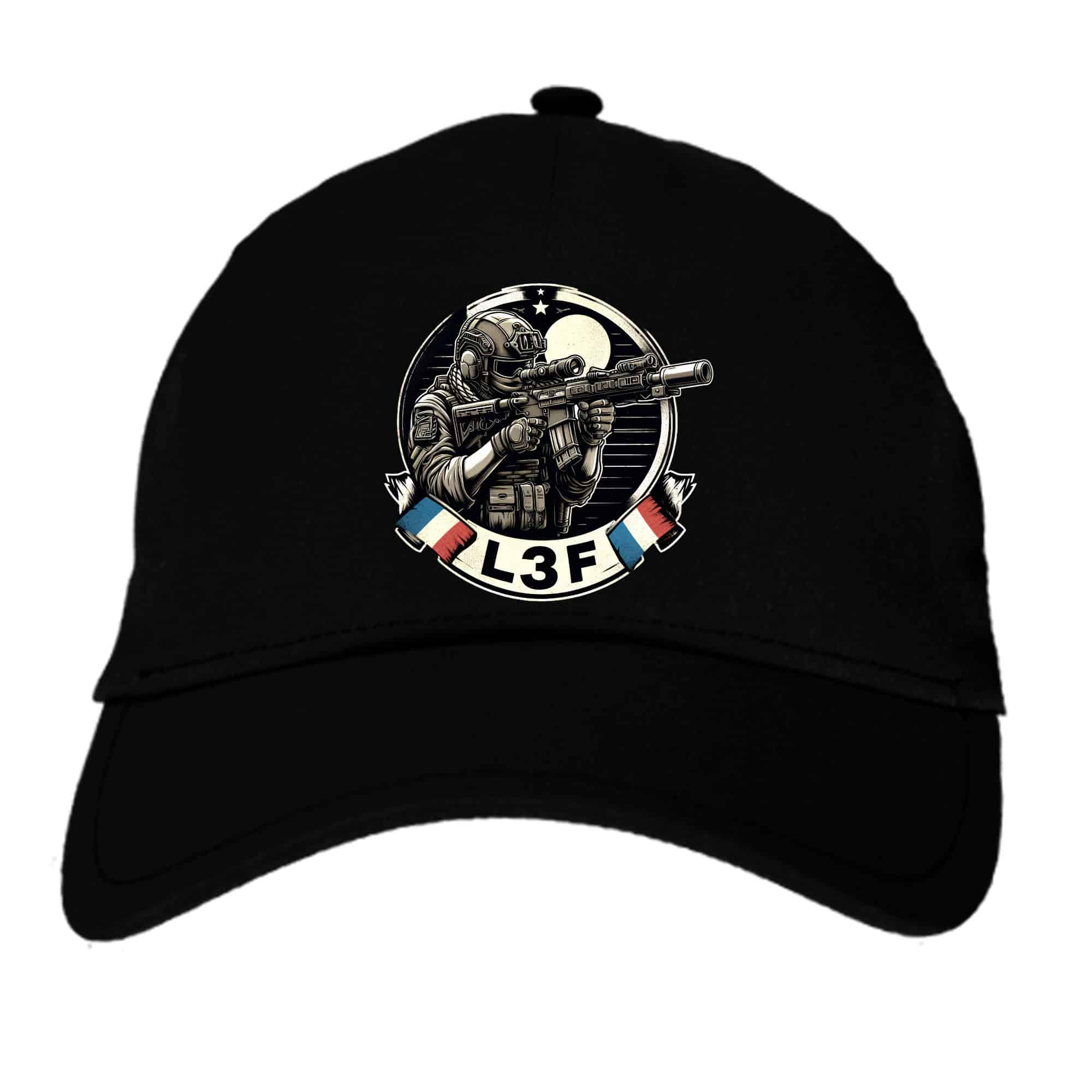 CASQUETTE - L3F - Noir - BF015 – Image 2