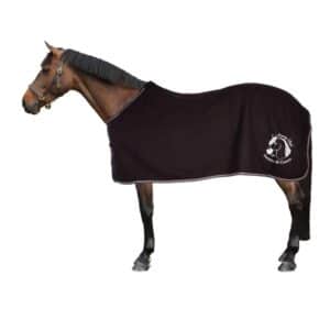 Chemise polaire Riding World (sans attaches) - Poney club des landes - Noir - 400636