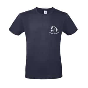 T-SHIRT (enfant) - Poney club des landes - Navy - BC03TK